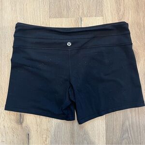 lululemon athletica Women's Black Biker Shorts